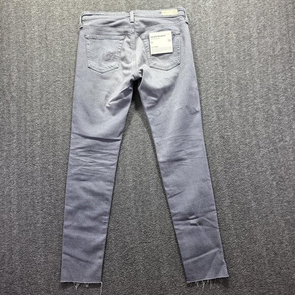 AG Adriano Goldschmied Jeans Womens 26 Gray The Legging Ankle Super Skinny NWT - Picture 1 of 9